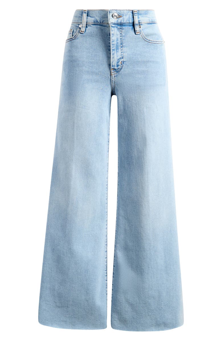 FRAME Le Palazzo Crop Wide Leg Jeans, Alternate, color, Tribute Raw After