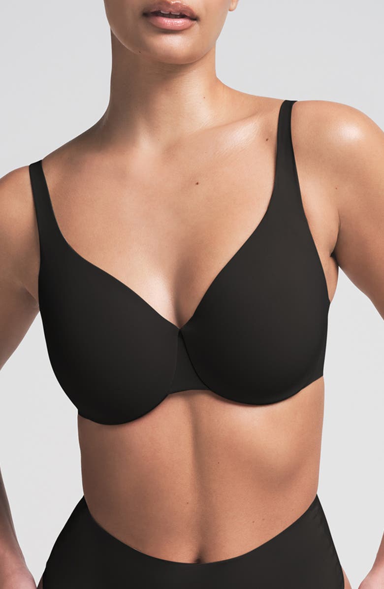 SKIMS Unlined Full Coverage Bra, Main, color, Onyx