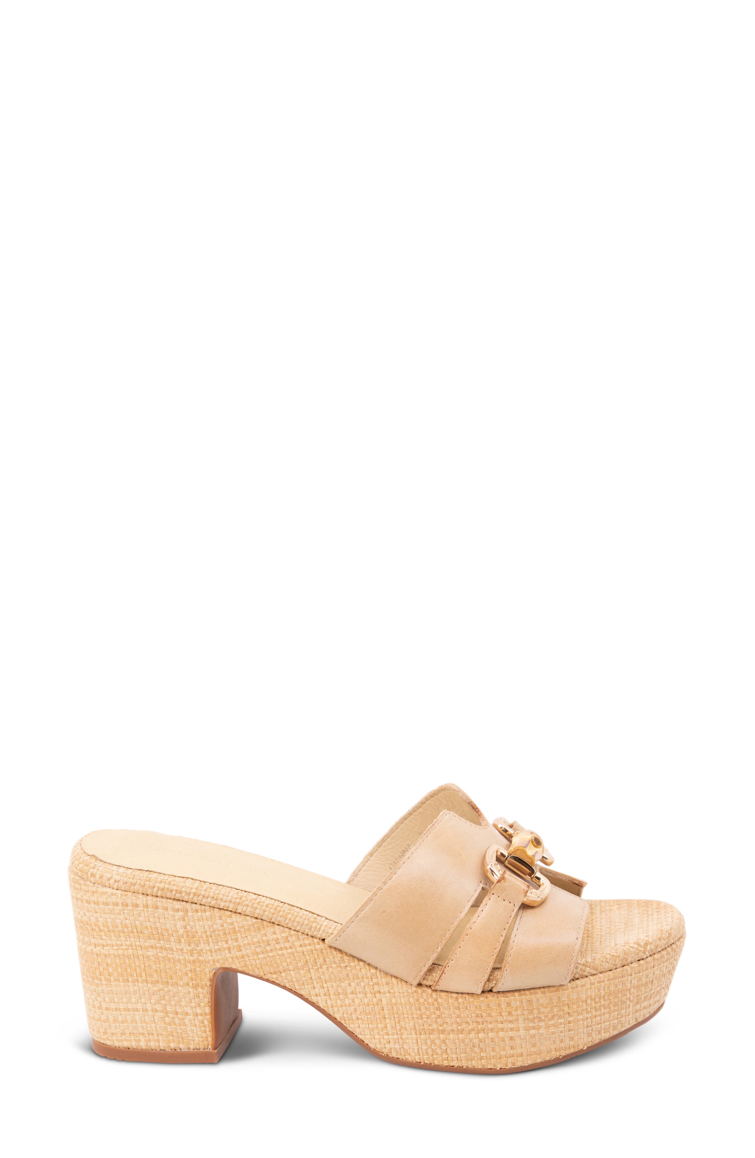 Gianna Platform Slide Sandal, Alternate, color, SAND LEATHER