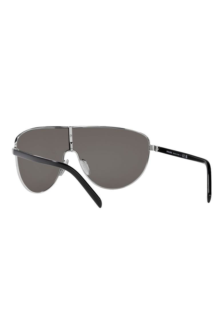 37mm Rectangular Sunglasses, Alternate, color, SILVER