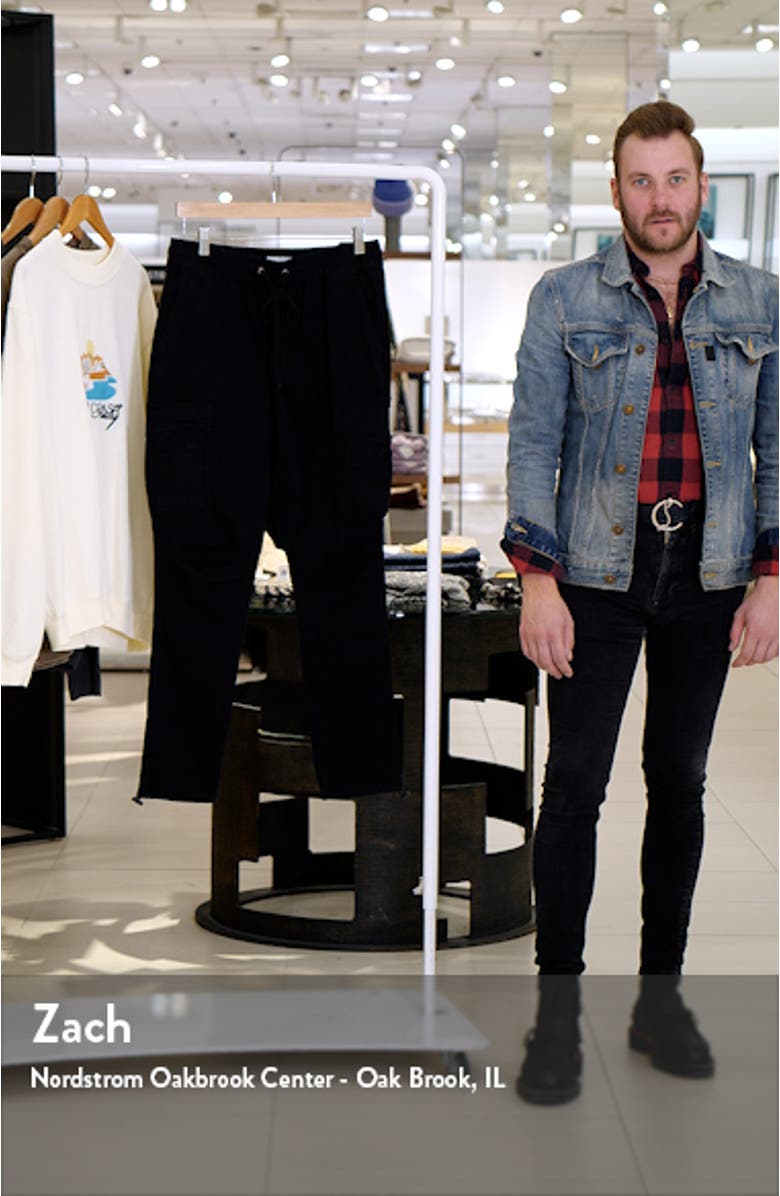 Aden Slim Cotton Cargo Pants, sales video thumbnail