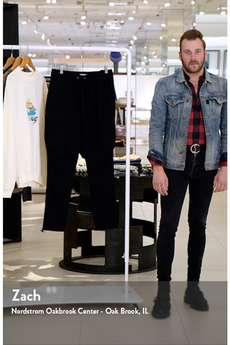 Aden Slim Cotton Cargo Pants video