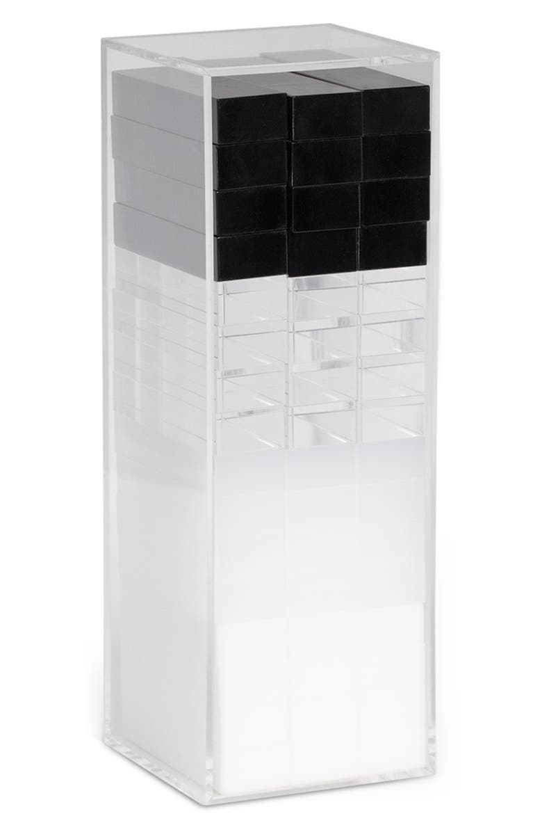 Bey-Berk Acrylic Jenga, Alternate, color, Clear