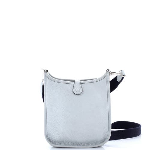 Pre-owned Hermes Hermes Evelyne Bag Gen Iii Clemence Tpm In Blue
