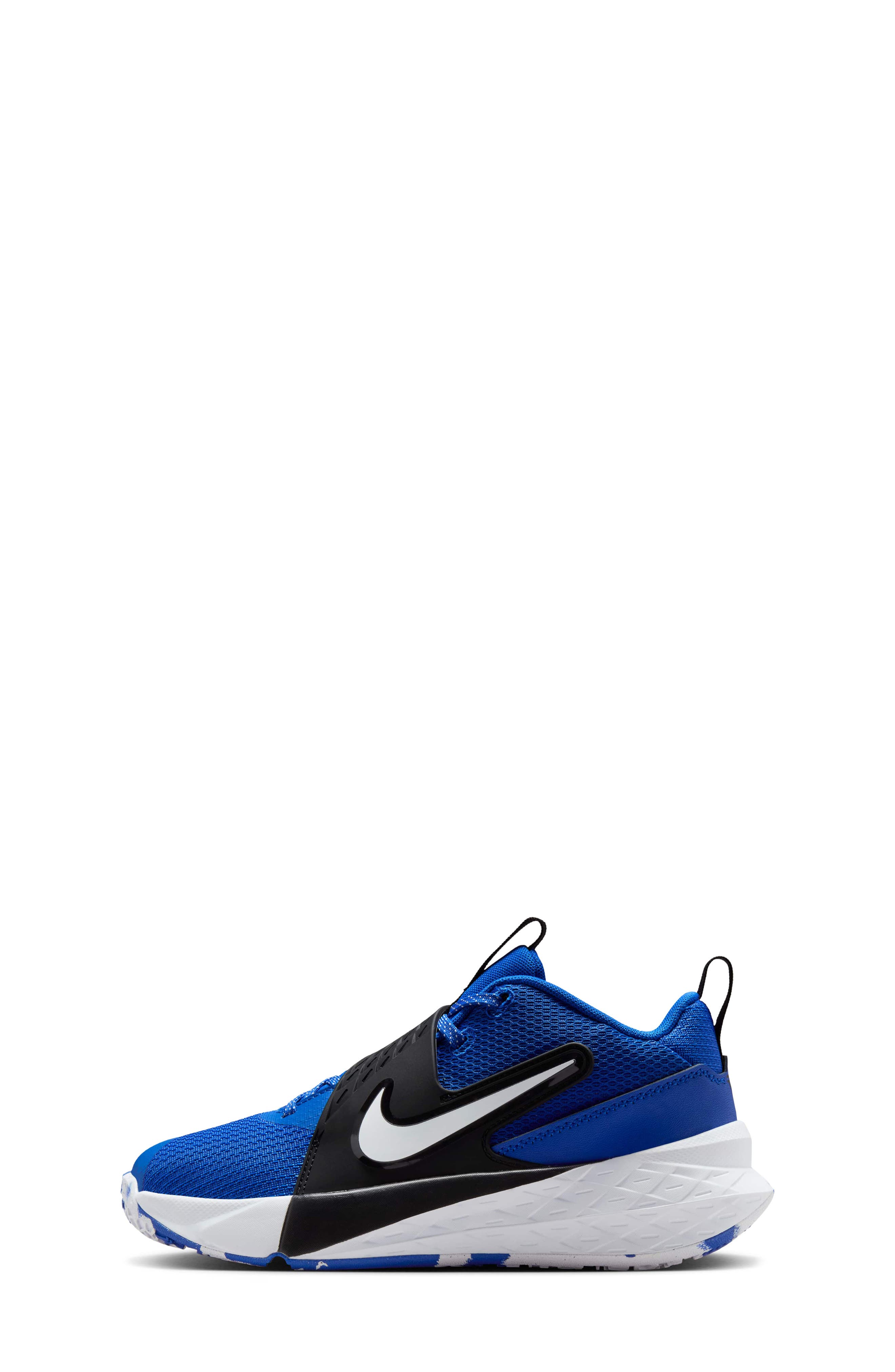 Nike Kids' Team Hustle D 12 Basketball Shoe, Alternate, color, 400 Game Royal/Black/White