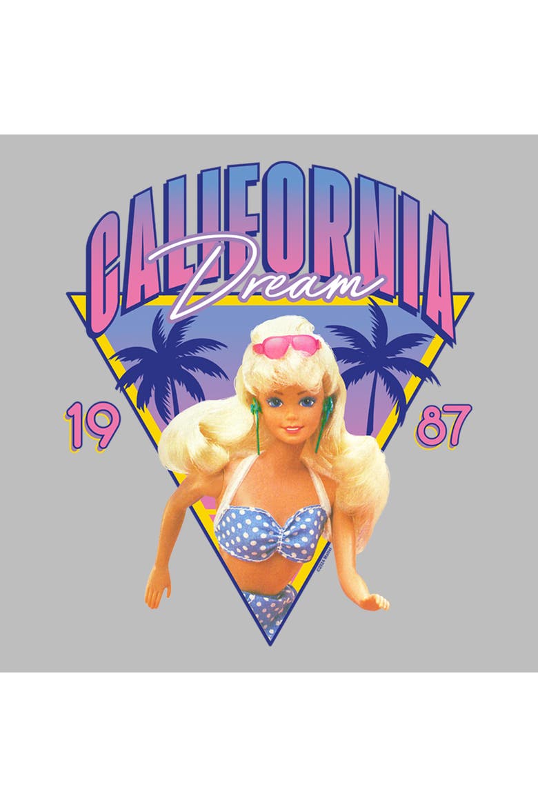 Boys' California Dream Doll Badge T-Shirt, Alternate, color, Sport Grey