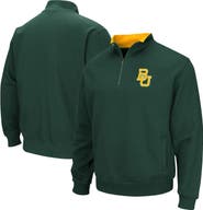 COLOSSEUM Men's Colosseum Green Baylor Bears Tortugas Quarter-Zip Sweatshirt