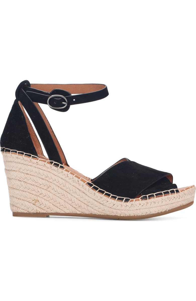 Gentle Souls Signature Charli X Wedge Sandal, Alternate, color, Black