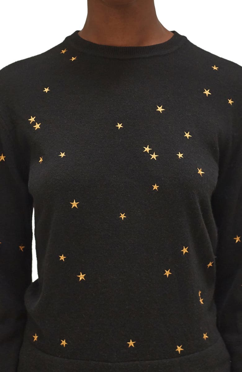 Equipment Nartelle Embroidered Star Sweater, Alternate, color, 
