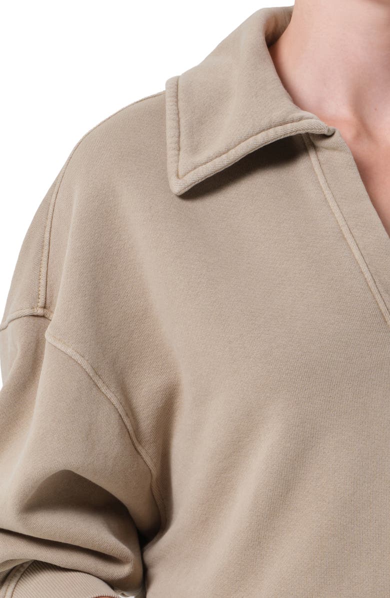 Citizens of Humanity Trapeze Sweatshirt, Alternate, color, Catalina Light Beige