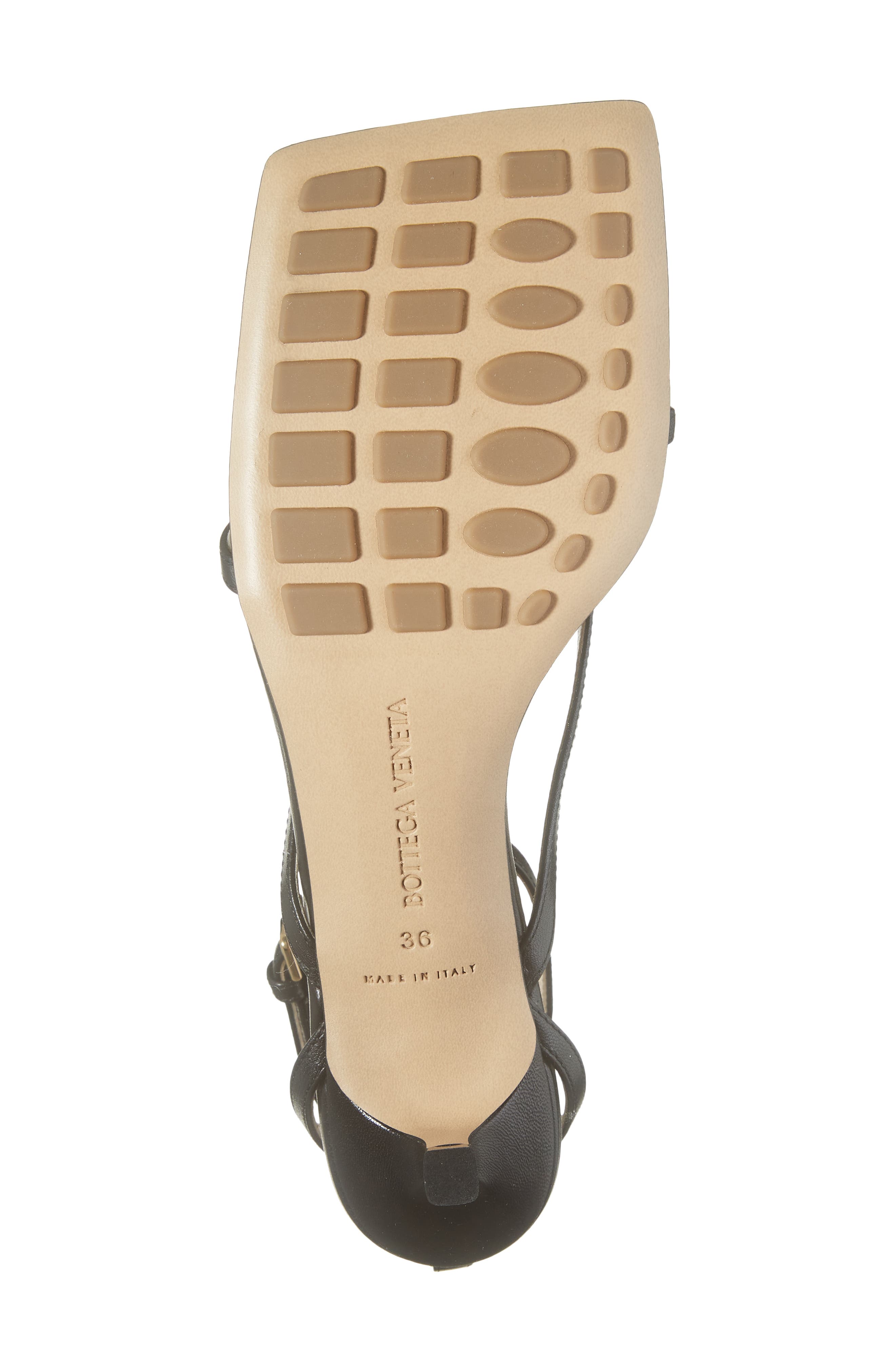 Bottega Veneta Stretch Square Toe Sandal, Alternate, color, 
