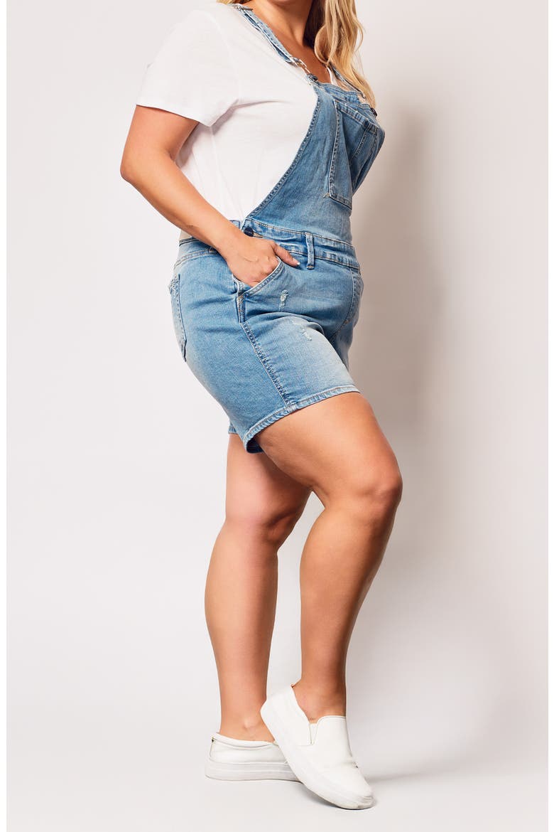 Denim Shortalls, Alternate, color, SOPHIE
