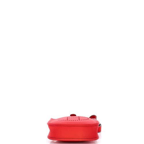 Pre-owned Hermes Hermes Evelyne Bag Gen Iii Clemence Tpm In Red