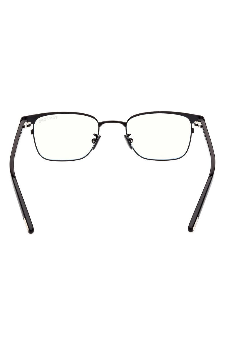 49mm Small Square Blue Light Blocking Reading Glasses