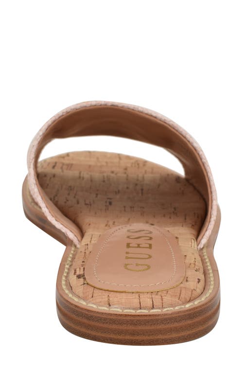 Guess Graysie Slide Sandal In Pink