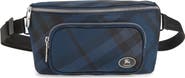 Burberry Grid Check Nylon Belt Bag
