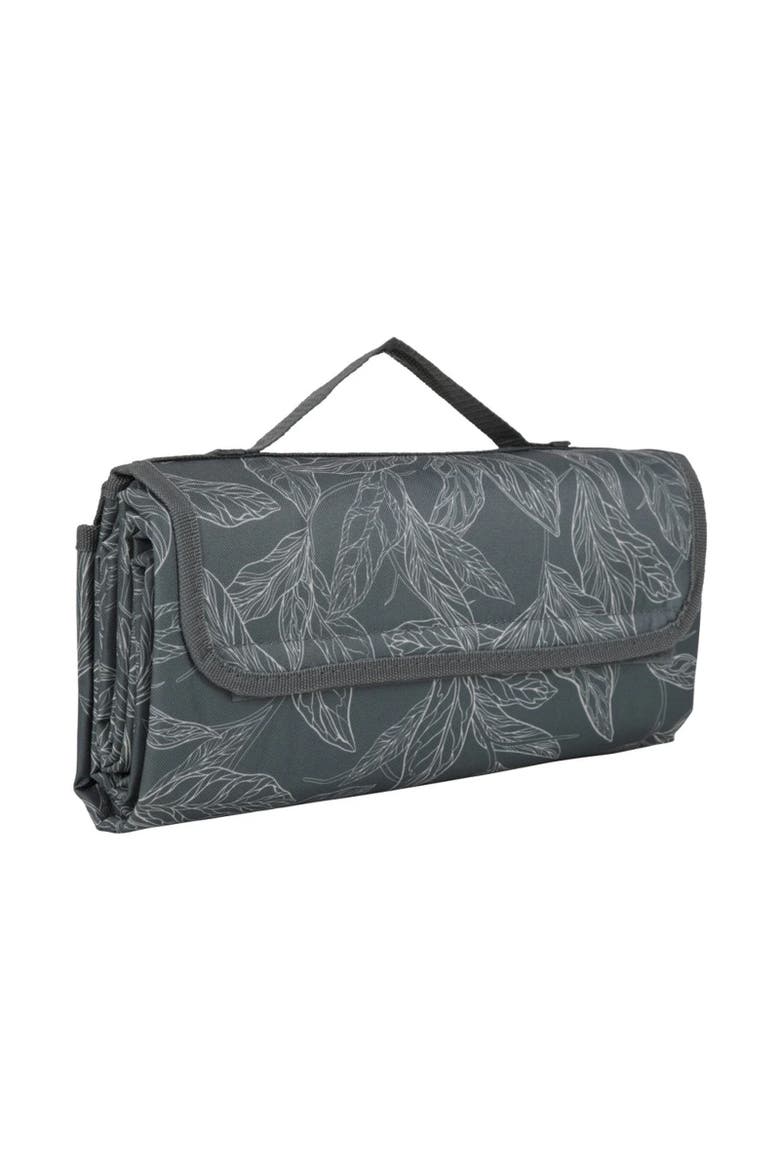 Leaves Picnic Blanket, Alternate, color, Green