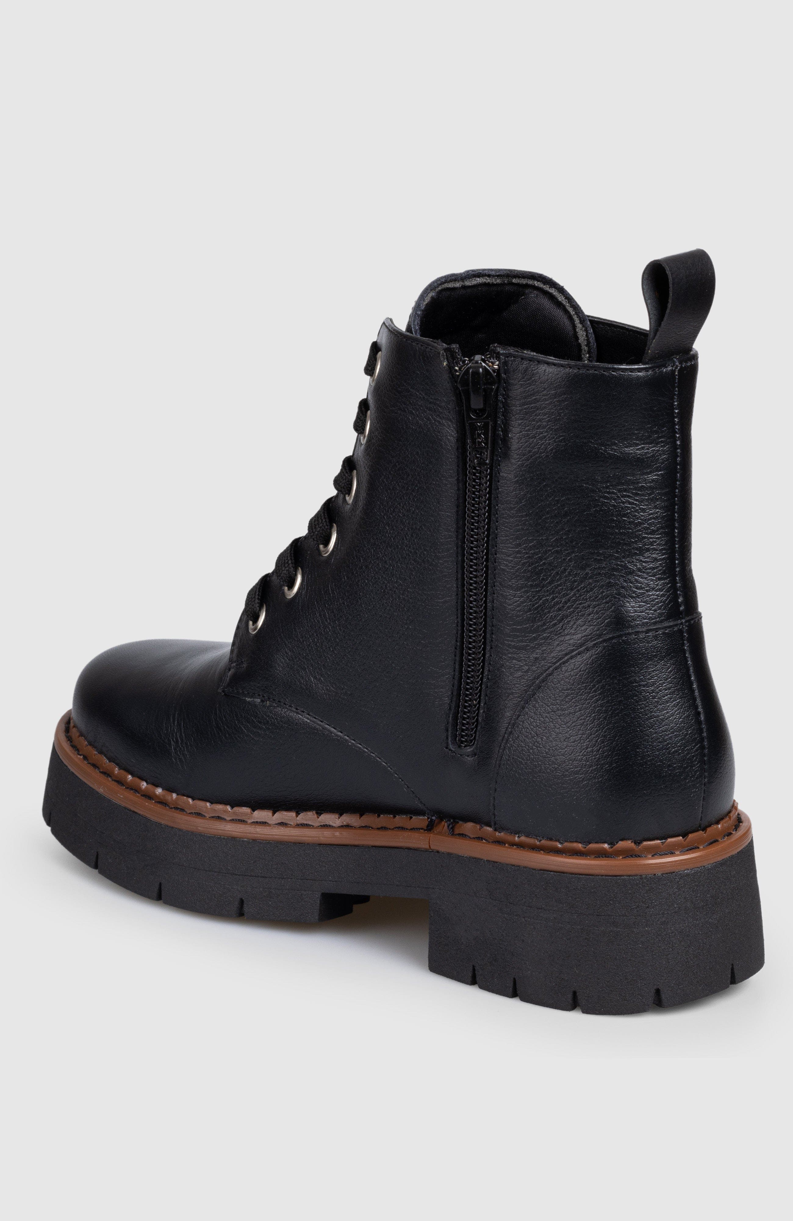 Ibiza Lace Up Bootie, Alternate, color, Black