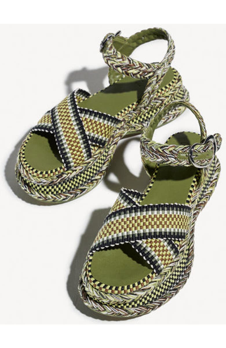 Amambaih Ada Platform Sandals, Alternate, color, Kaki-Lemon