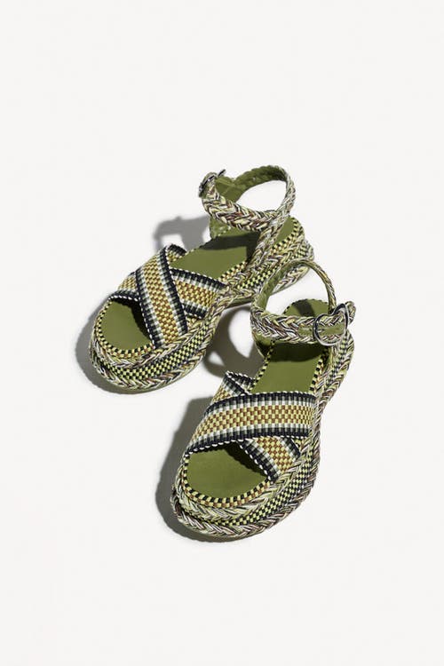 Amambaih Ada Medium Platform Sandals In Multi