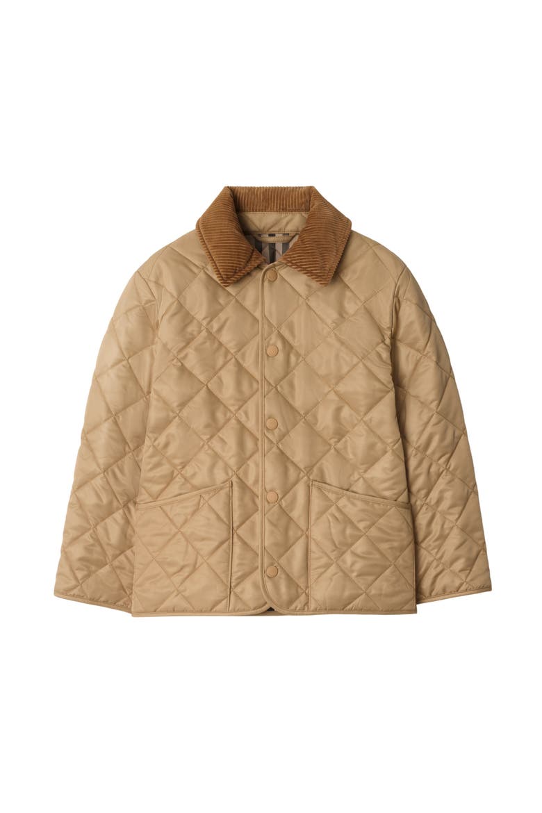 Quilted Barn Jacket, Main, color, Sand beige