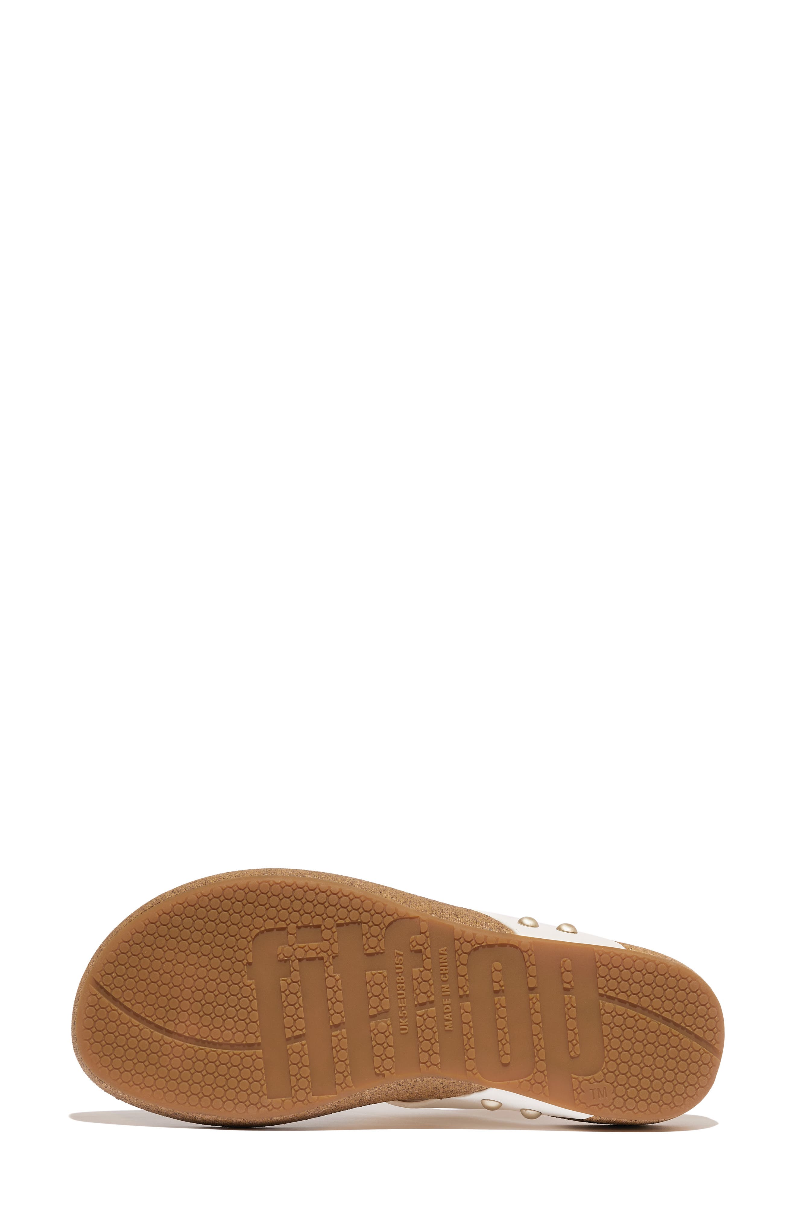 FitFlop iQushion Flip Flop, Alternate, color, Urban White