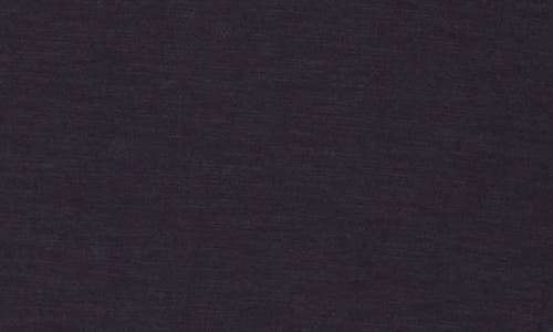 Coastaoro Long Sleeve Slubby Crewneck T-shirt In Black