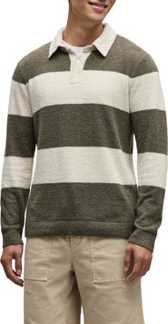 Barefoot Dreams® CozyChic® Lite Rugby Pajama Polo Sweater