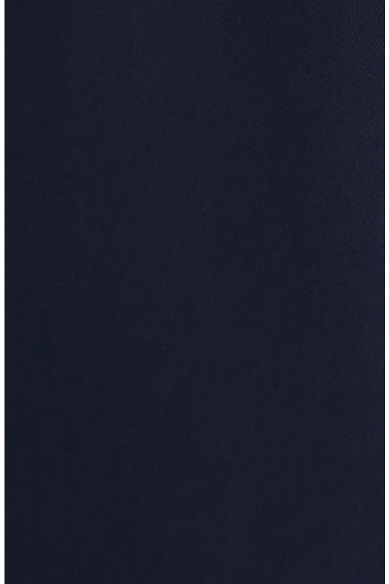 V-Neck High-Low Jersey Midi Dress, Alternate, color, BLUE NAVY