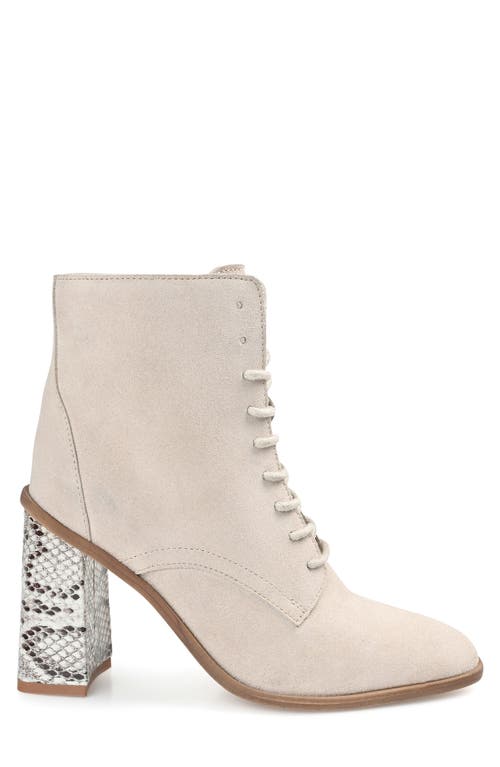 Journee Collection Journee Signature Edda Lace-up Bootie In Sand