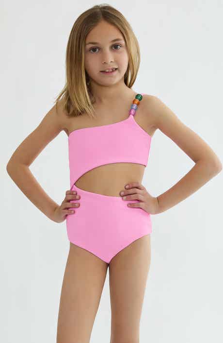Kids' Little Brynn One-Shoulder One-Piece Swimsuit