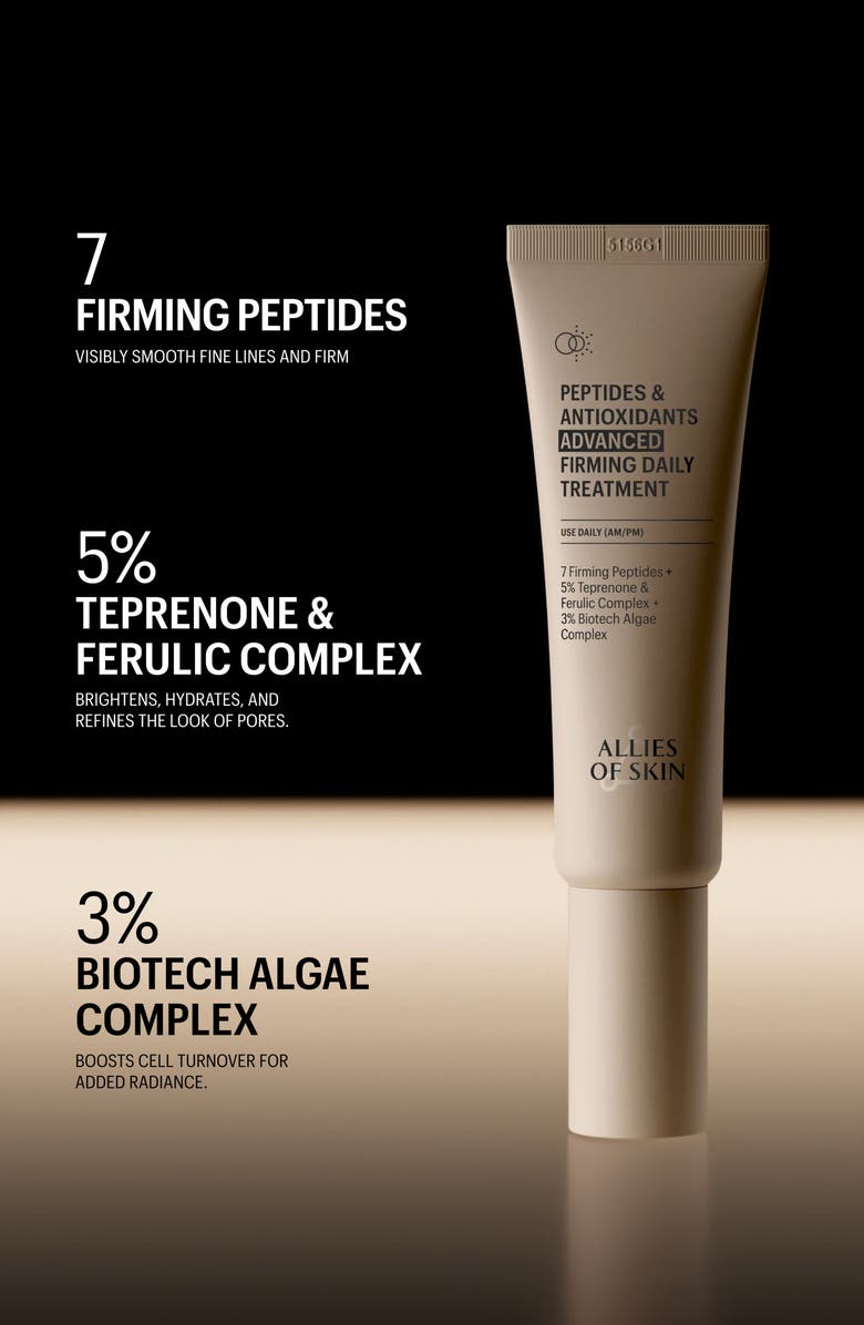 ALLIES OF SKIN Peptides & Antioxidants Advanced Firming Daily Treatment, Alternate, color, 
