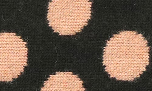 Portolano Polka Dot Headband In Black