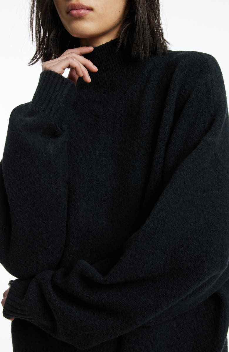 AllSaints A Star Funnel Neck Sweater, Alternate, color, 