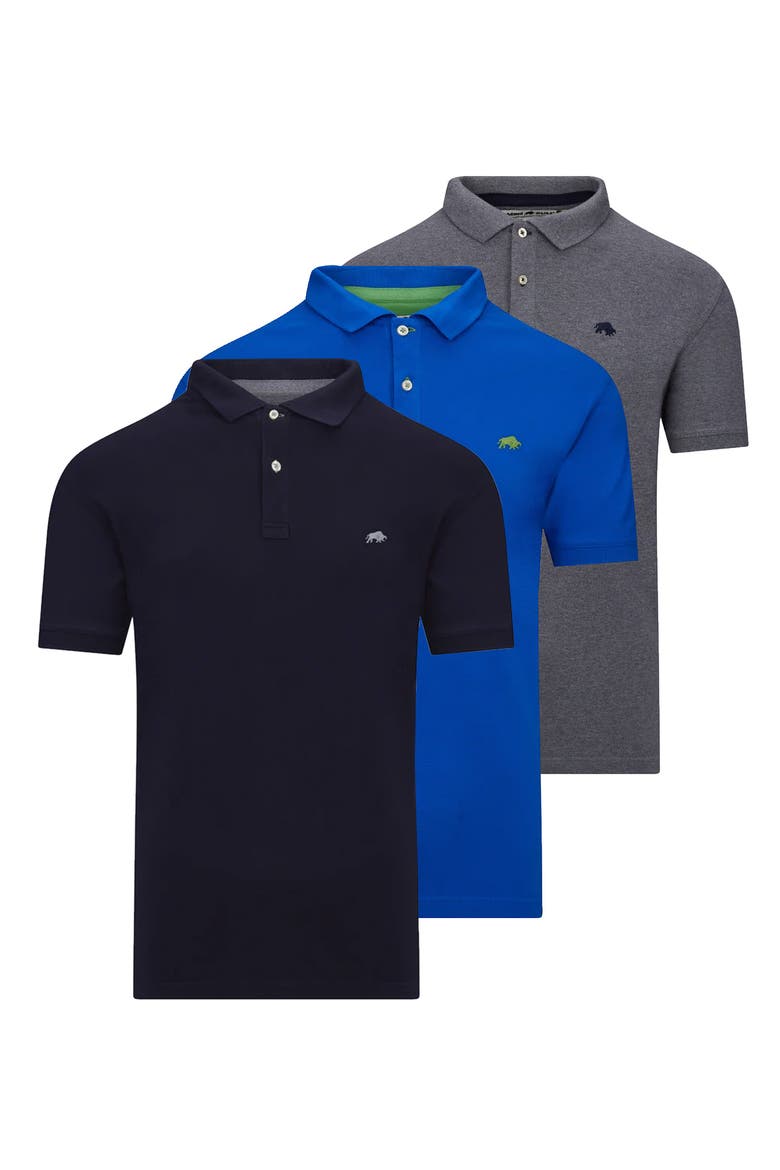 Multipack Polo Shirt, Alternate, color, Navy / Cobalt / Grey