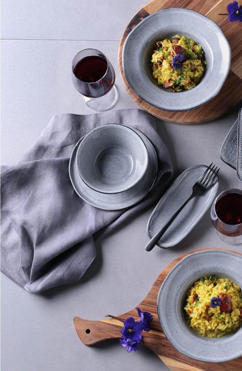 Porto Brasil Dessert/Deep Rim Plate Set of 4, Alternate, color, Dust