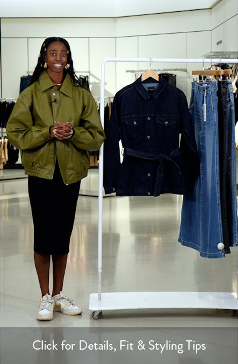 The Jane Denim Trench Coat, sales video thumbnail