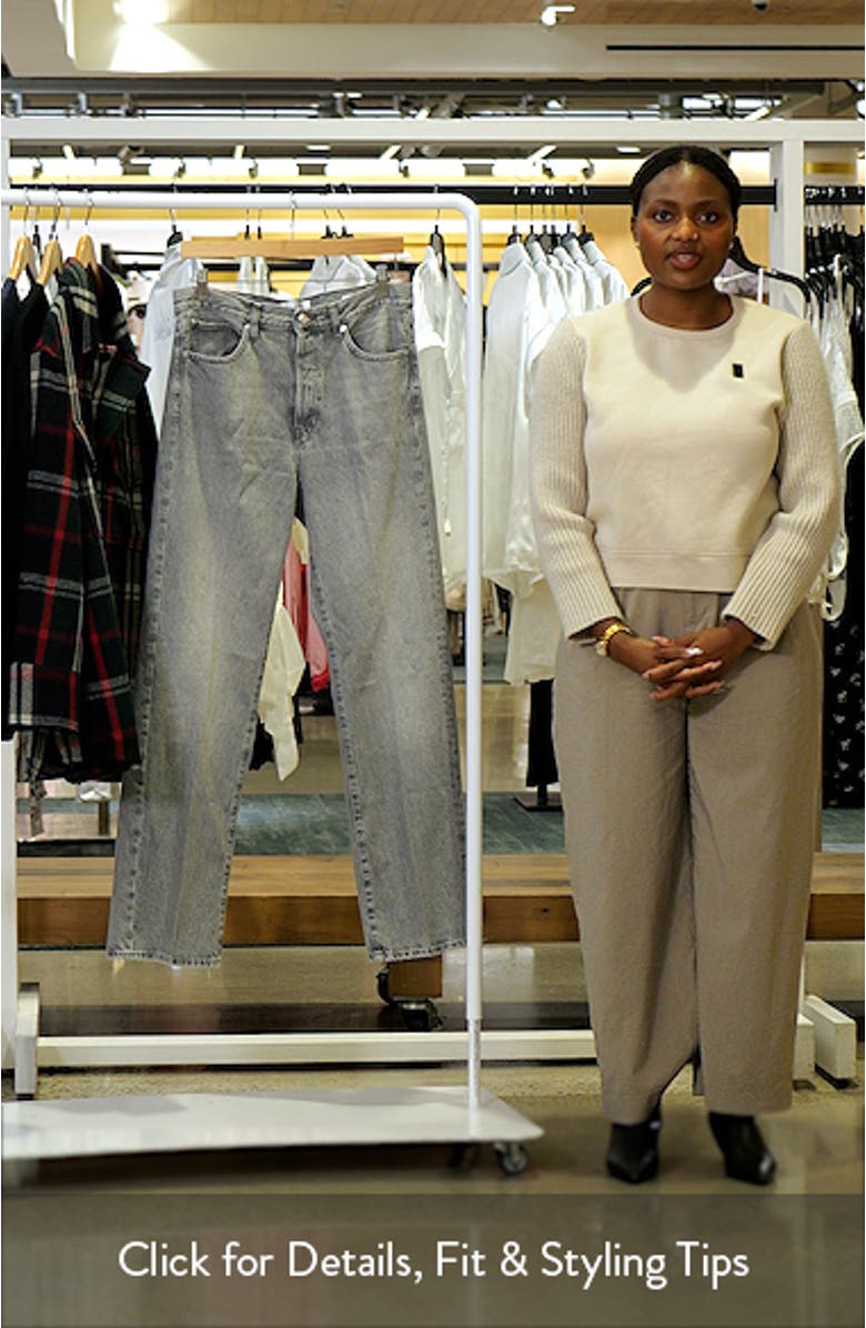 The Vertical High Waist Relaxed Straight Leg Jeans, sales video thumbnail