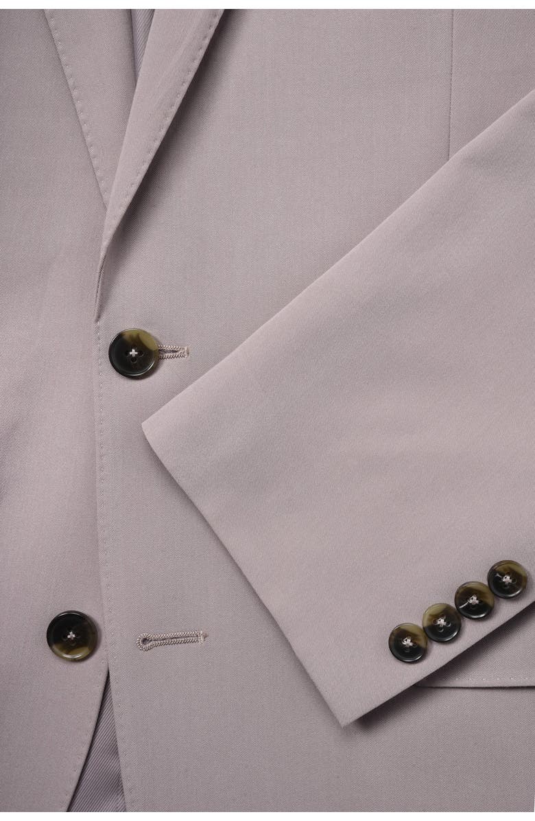 SAVILE ROW CO Tan Notch Lapel Slim Fit Stretch Fabric Suit, Alternate, color, 