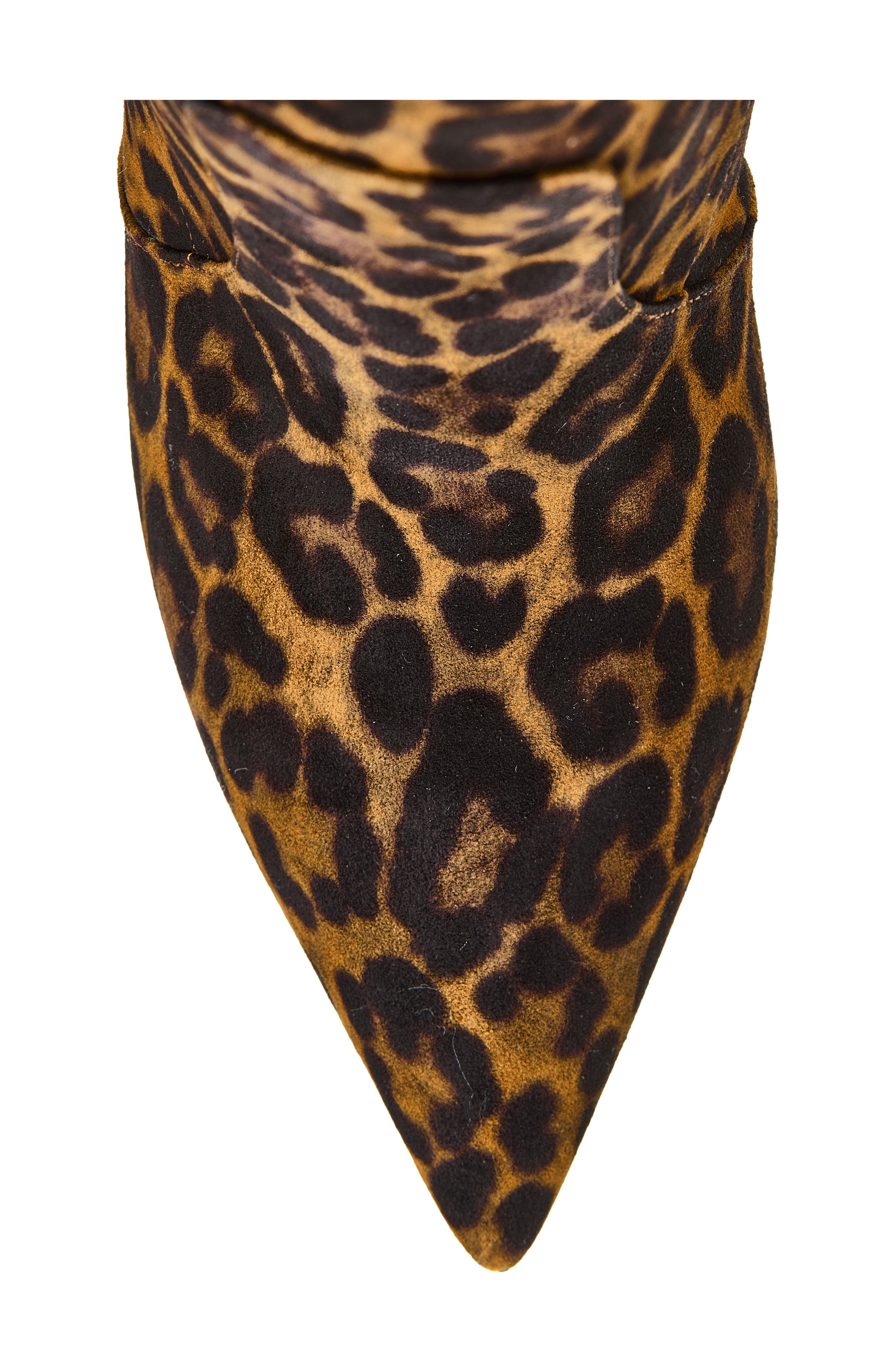 Hansen Leopard Print Pointed Toe Suede Over the Knee Boot, Alternate, color, ALMOND LEOPARD PRINT