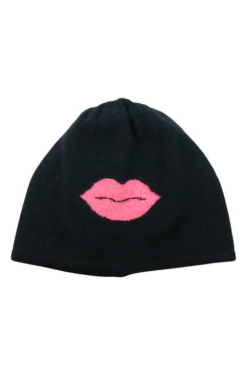 Kiss Reversible Wool Blend Beanie