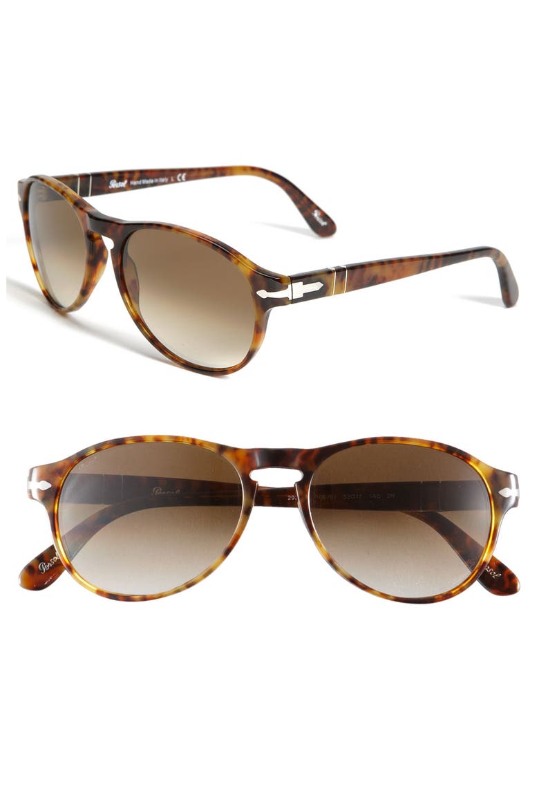 Round Sunglasses, Main, color, LIGHT TORTOISE