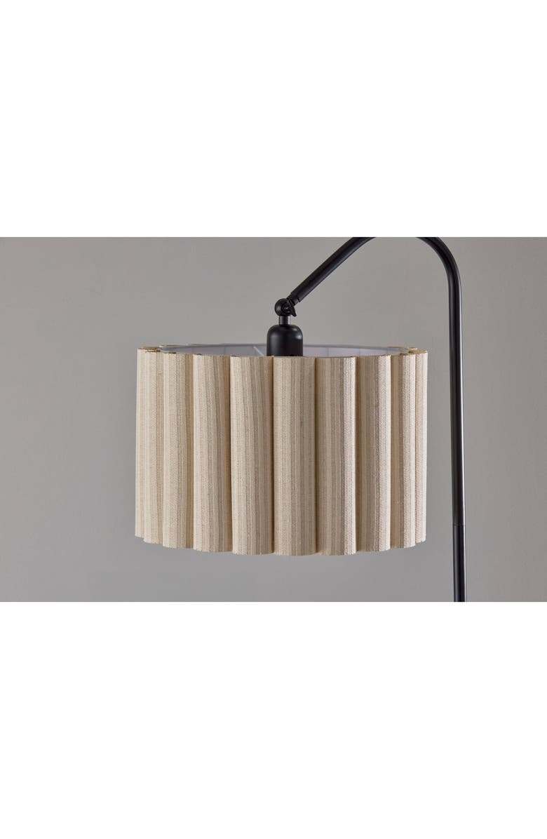 ADESSO LIGHTING Caldwell Shelf Floor Lamp, Alternate, color, Black