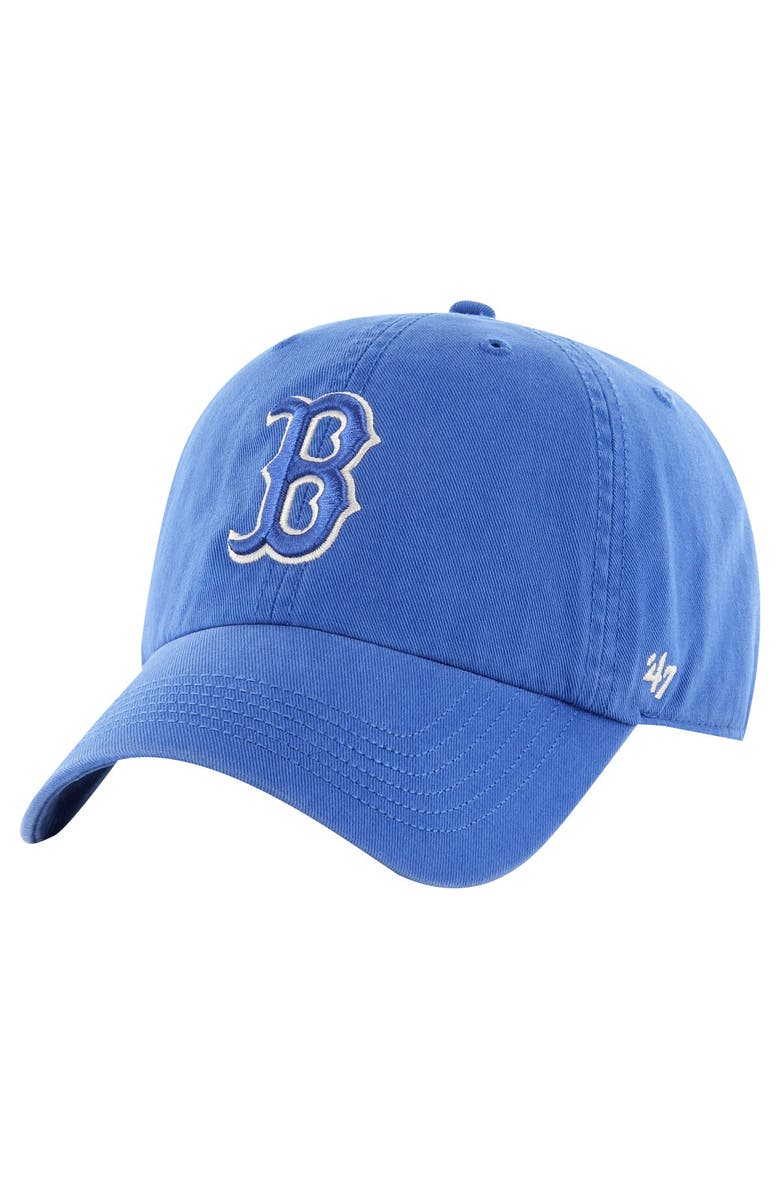 '47 Men's '47 Blue Boston Red Sox Classic Franchise Fitted Hat, Main, color, 
