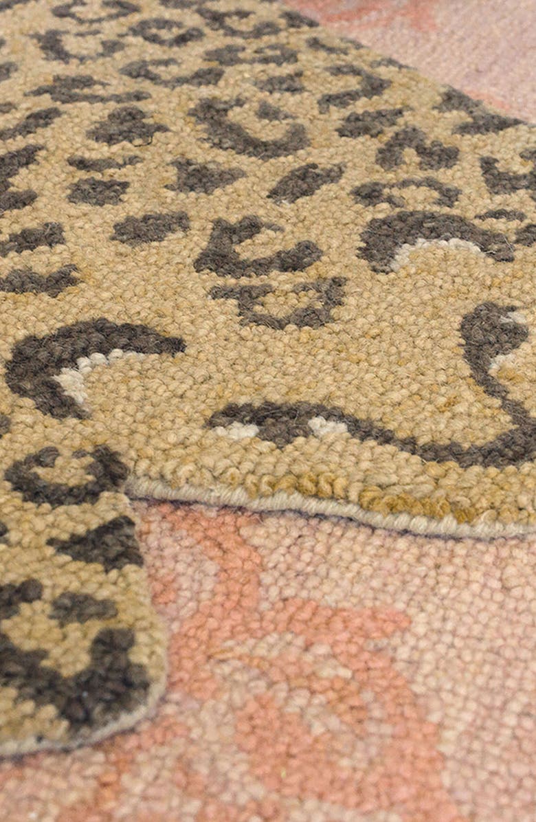 CRANE BABY Safari Animal Accent Rug, Alternate, color, Brown