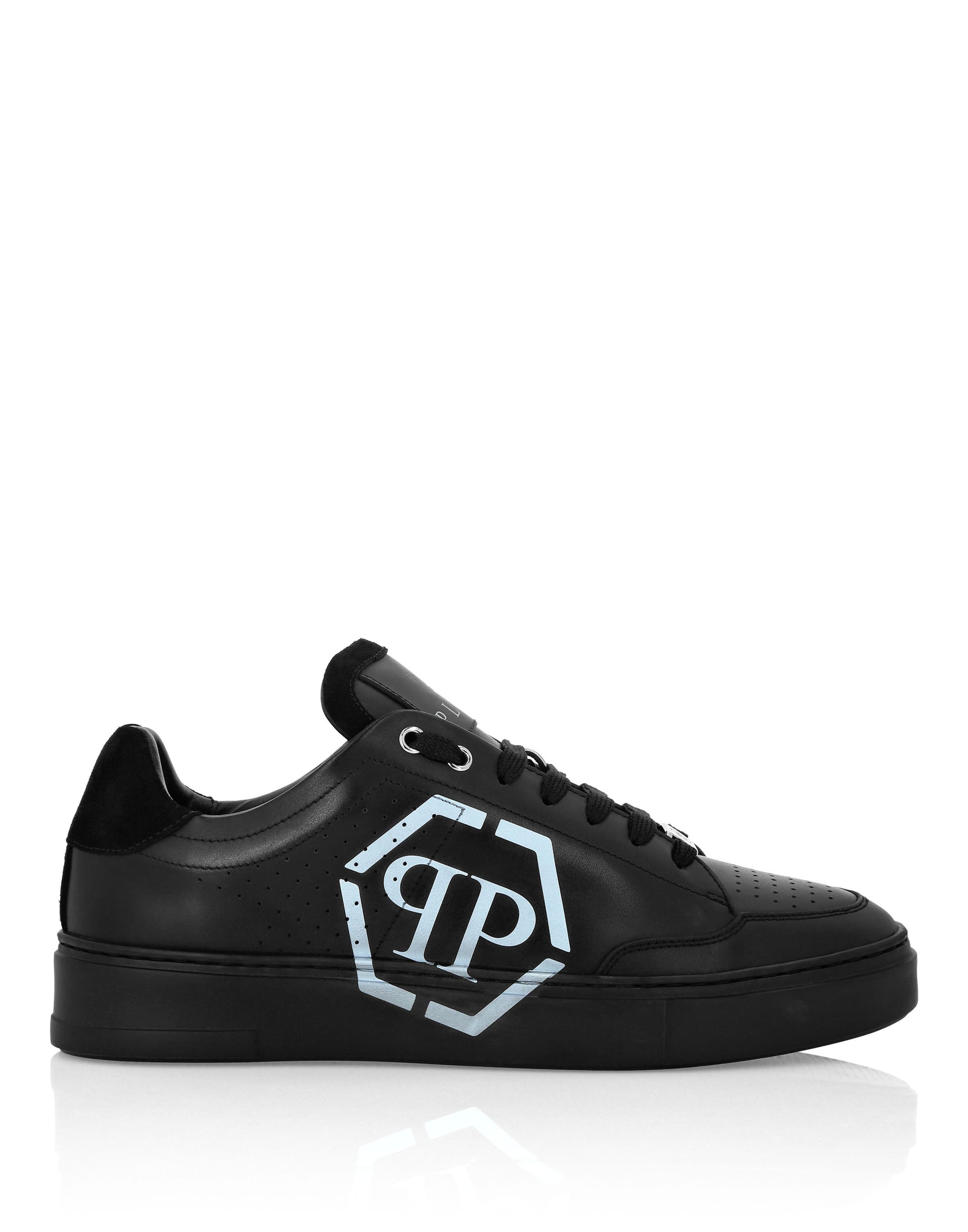 Low-Top Sneakers Carson Hexagon Men, Alternate, color, black/black