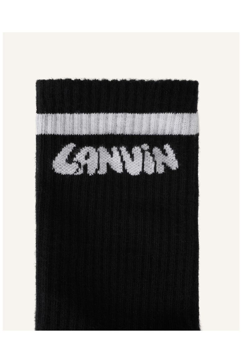 Cotton Socks, Alternate, color, Black