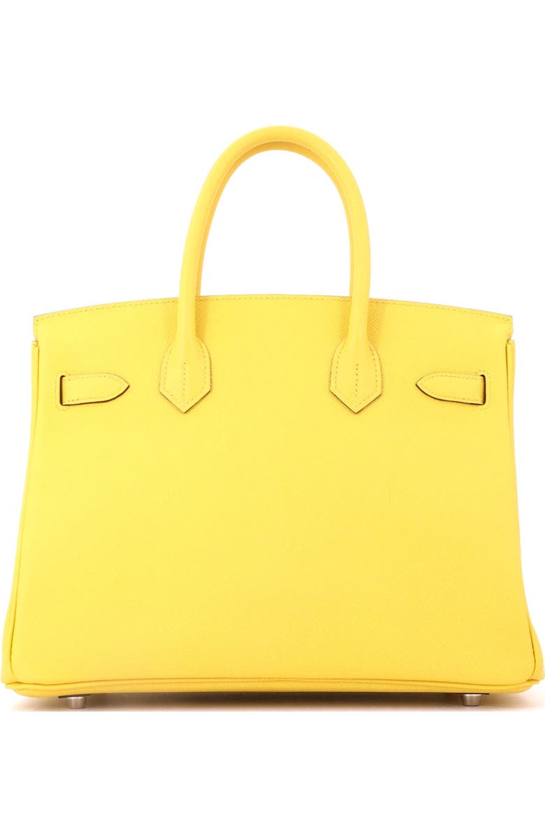 Pre-Owned Hermes Birkin Handbag Yellow Epsom with Palladium Hardware 30, Alternate, color, Jaune De Naples