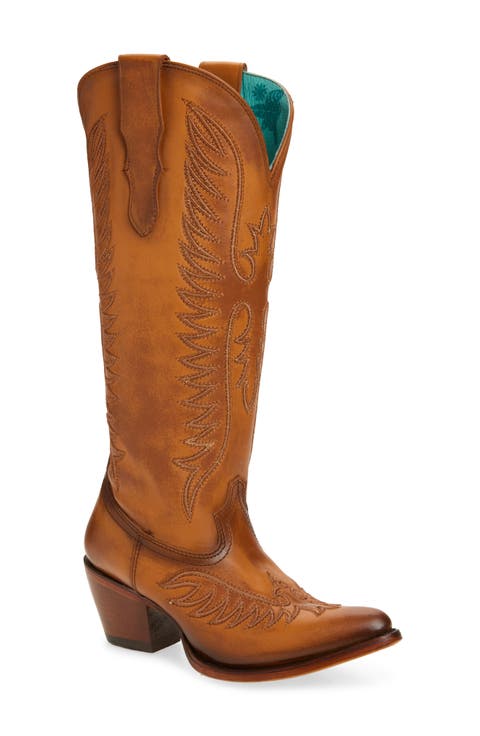 Eagle Embroidered Western Boot (Women)