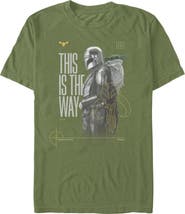 Star Wars: The Mandalorian and Grogu Men's This Is The Way Bounty Hunter T-Shirt